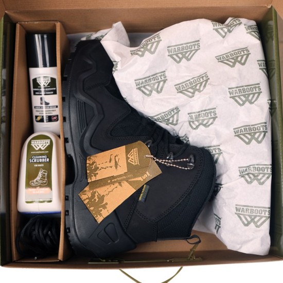 WARBOOTS BLK-2047 SU GEÇİRMEZ KAYMAZ ÇİFT TABAN GARANTİLİ NUBUK BOT