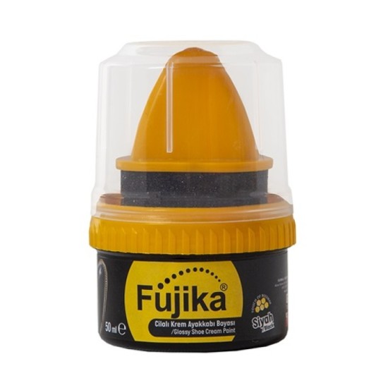 FUJİKA 50 ML CİLALI KREM AYAKKABI BOYASI SİYAH