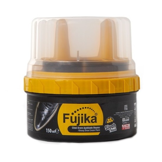 FUJİKA 150 ML CİLALI KREM AYAKKABI BOYASI SİYAH