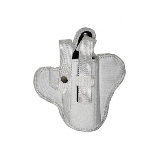 İMPERTEKS ÇİFT BAĞLAMALI TABANCA KILIFI (BEYAZ)