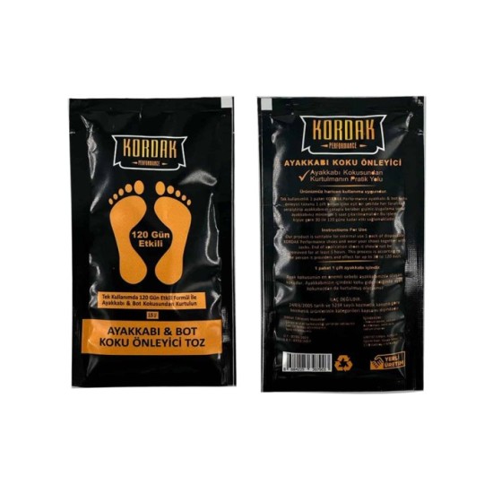 KORDAK PERFORMANCE AYAKKABI BOT KOKU GİDERİCİ TOZ