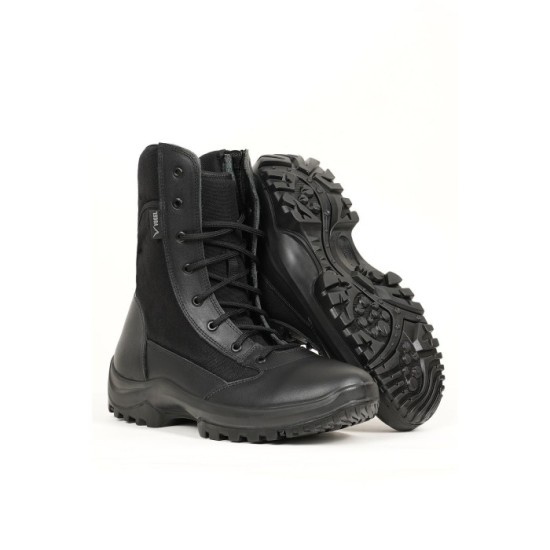 VOGEL 1704 HAKİKİ DERİ SİYAH ASKERİ BOT