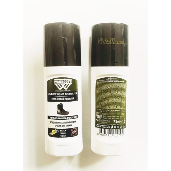 WARBOOTS ÇÖL TİPİ NUBUK BOT İÇİN SİYAH BOYA