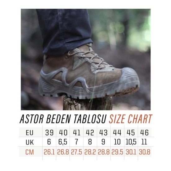 YDS ASTOR BOT -SİYAH